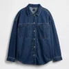 Oversized jeansjacka