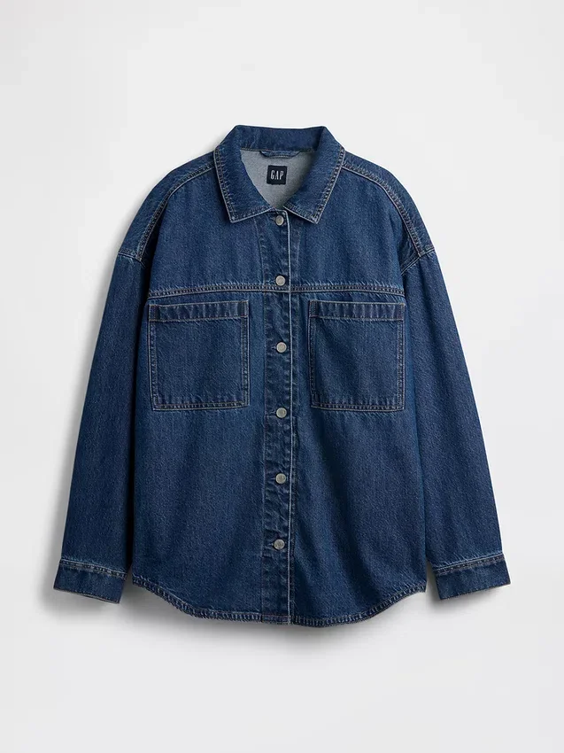 Oversized jeansjacka