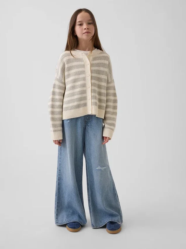 Oversized-kofta för barn