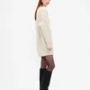Oversized miniklänning i tröjstil med hög hals