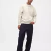 Oversized pikétröja i tjock fleece för vuxna