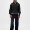 Oversized pikétröja i tjock fleece för vuxna