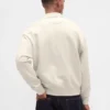 Oversized pikétröja i tjock fleece för vuxna
