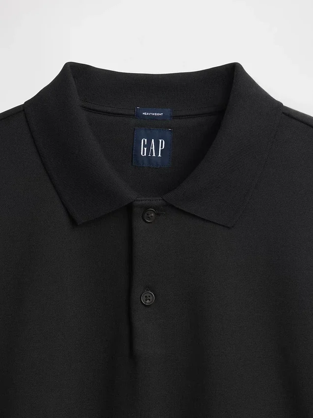 Oversized pikétröja i tjock fleece för vuxna