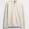Oversized pikétröja i tjock fleece för vuxna