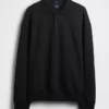 Oversized pikétröja i tjock fleece för vuxna