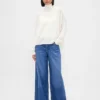 Oversized polotröja i pointelle