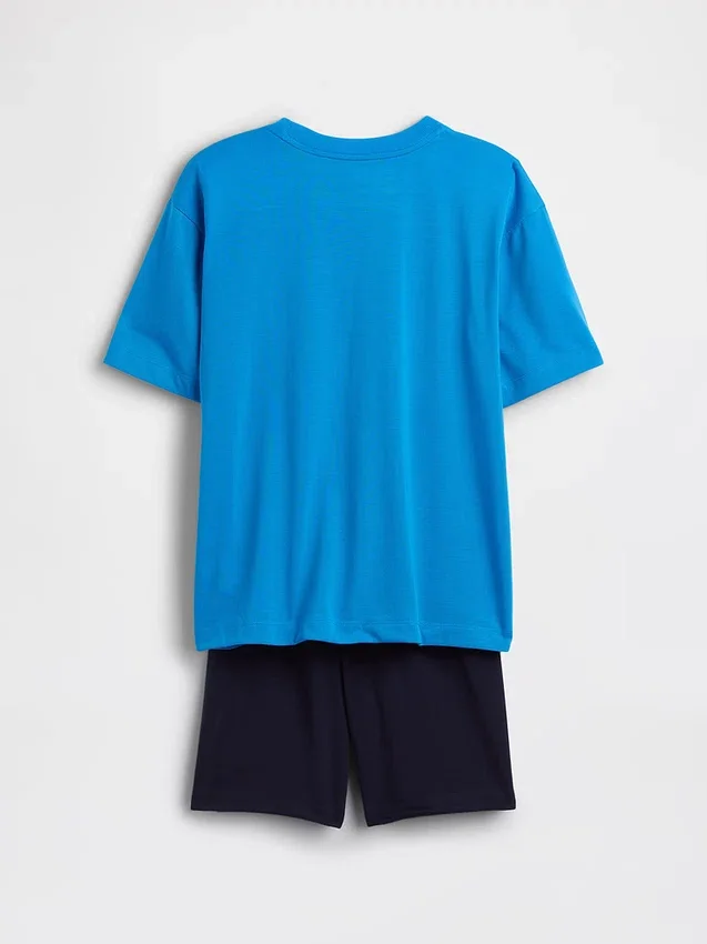 Oversized pyjamas-set för barn i återvunnet material