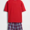 Oversized pyjamasShorts i återvunnet material för barn