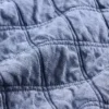 Oversized quiltad jacka med dragkedja för barn