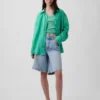 Oversized-skjorta i 100 % linne