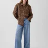 Oversized-skjorta i 100 % linne