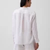 Oversized-skjorta i 100 % linne