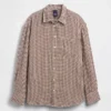 Oversized-skjorta i 100 % linne