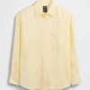Oversized-skjorta i 100 % linne