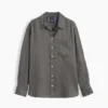 Oversized-skjorta i 100 % linne