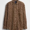 Oversized-skjorta i 100 % linne