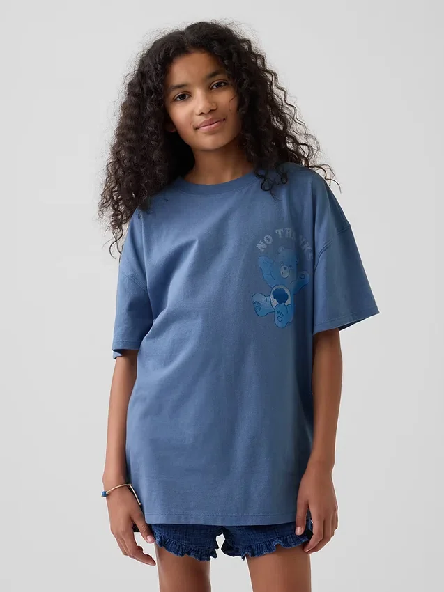 Oversized T-shirt för barn med Care Bears
