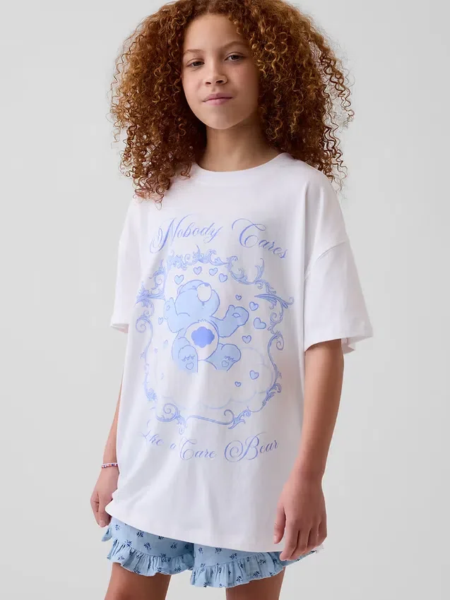 Oversized T-shirt för barn med Care Bears