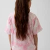Oversized T-shirt för barn med Nirvana-motiv