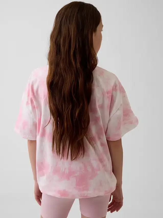 Oversized T-shirt för barn med Nirvana-motiv