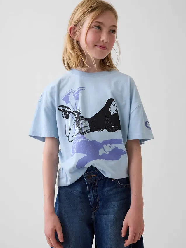 Oversized T-shirt för barn med Olivia Rodrigo
