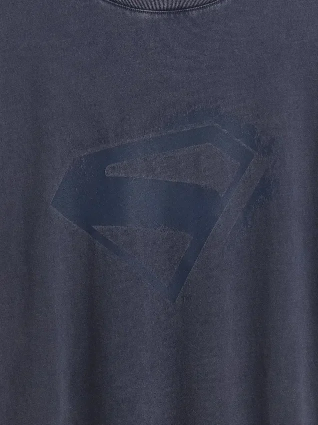 Oversized T-shirt för barn med Supergirl-motiv