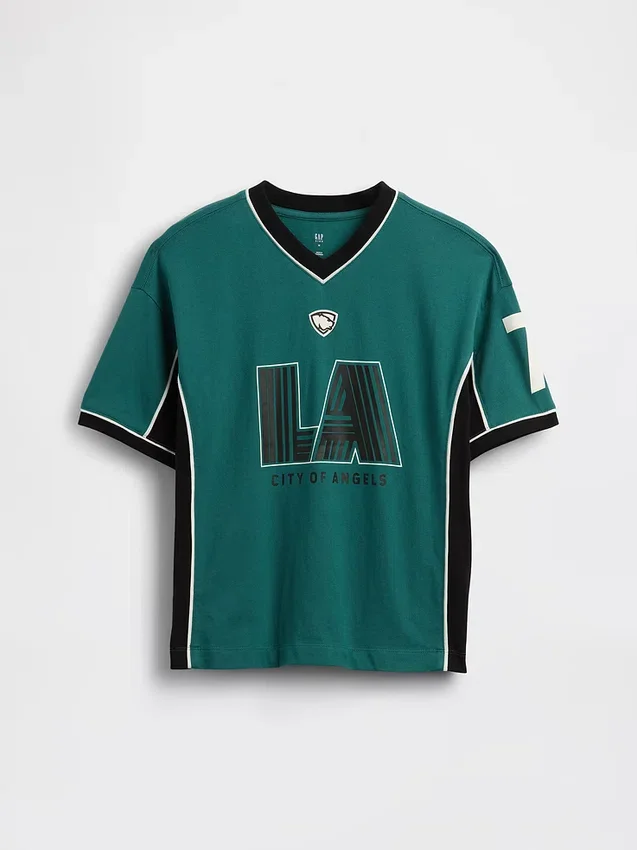 Oversized T-shirt i jersey för barn