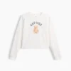 Oversized T-shirt i tjock bomullsjersey för barn