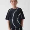 Oversized T-shirt i tjockt tyg för barn