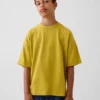 Oversized T-shirt i tjockt tyg för barn