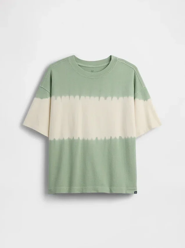 Oversized T-shirt i tjockt tyg för barn