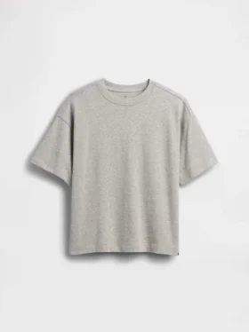 Oversized T-shirt i tjockt tyg för barn