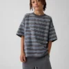 Oversized T-shirt i tjockt tyg för barn