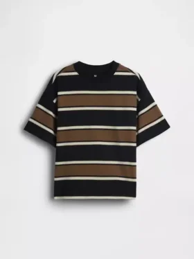 Oversized T-shirt i tjockt tyg för barn