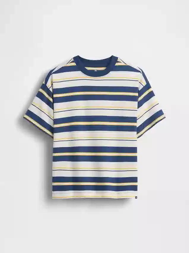 Oversized T-shirt i tjockt tyg för barn