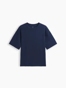 Oversized T-shirt i tjockt tyg för barn