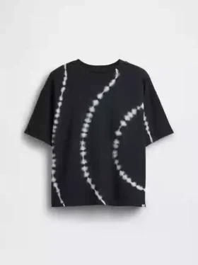 Oversized T-shirt i tjockt tyg för barn