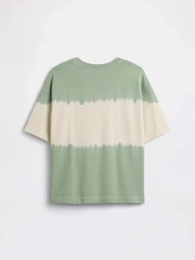 Oversized T-shirt i tjockt tyg för barn