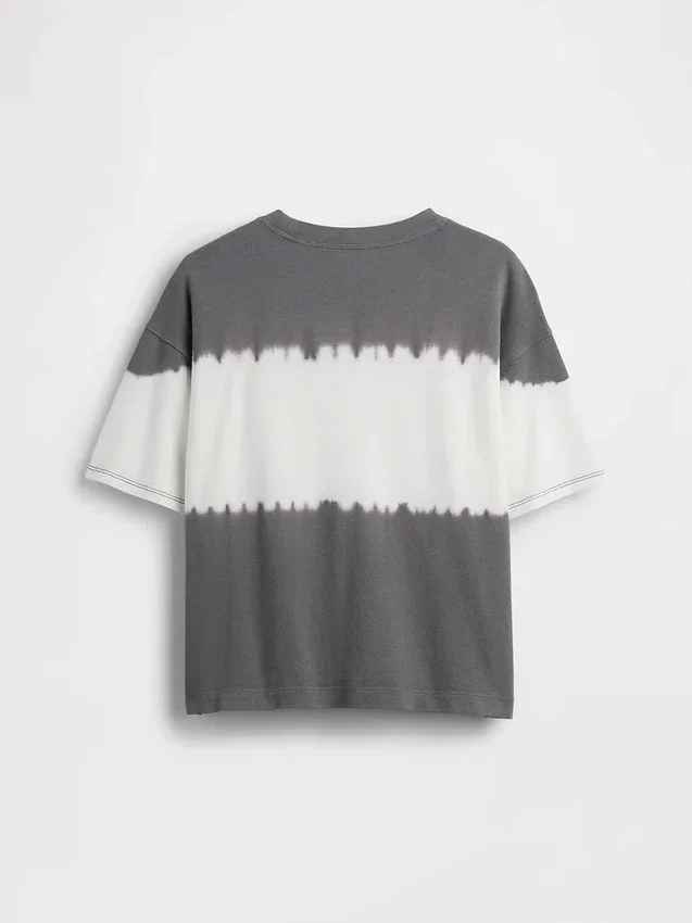 Oversized T-shirt i tjockt tyg för barn