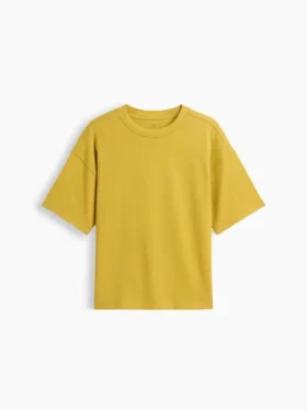 Oversized T-shirt i tjockt tyg för barn