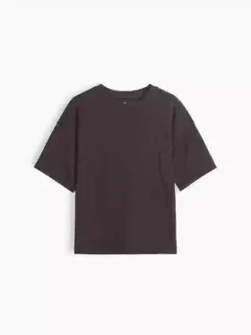 Oversized T-shirt i tjockt tyg för barn