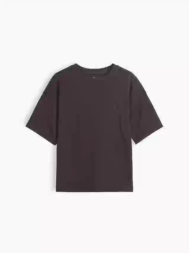 Oversized T-shirt i tjockt tyg för barn