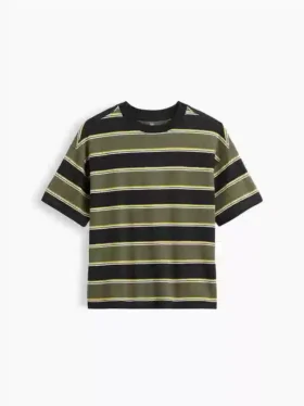 Oversized T-shirt i tjockt tyg för barn