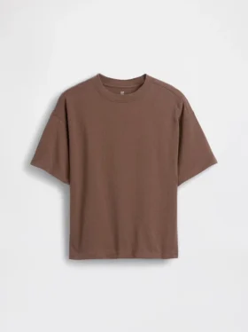 Oversized T-shirt i tjockt tyg för barn