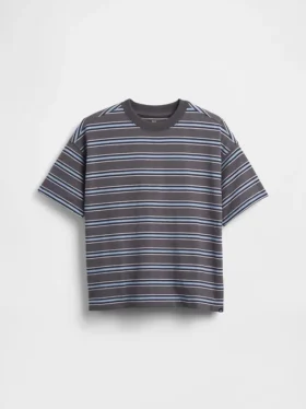 Oversized T-shirt i tjockt tyg för barn