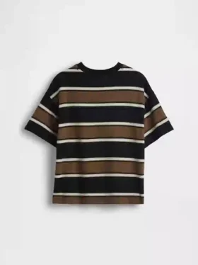 Oversized T-shirt i tjockt tyg för barn