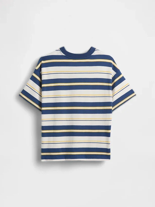 Oversized T-shirt i tjockt tyg för barn