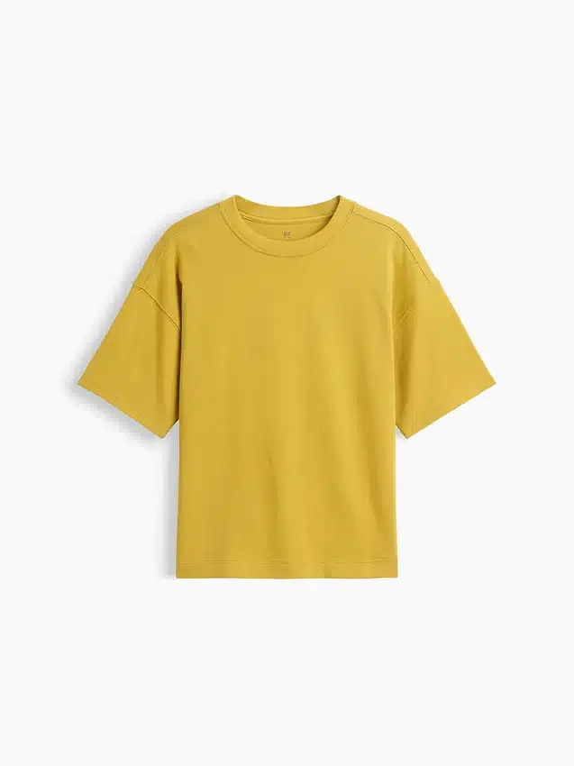 Oversized T-shirt i tjockt tyg för barn