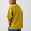 Oversized T-shirt i tjockt tyg för barn